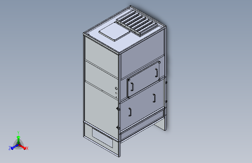 风干箱设备设计模型