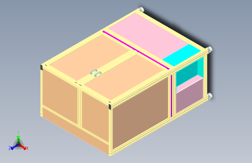 封闭式视觉检测设备框架设计