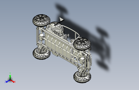 钢管越野车模型