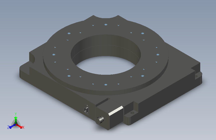 高精度电动旋转台