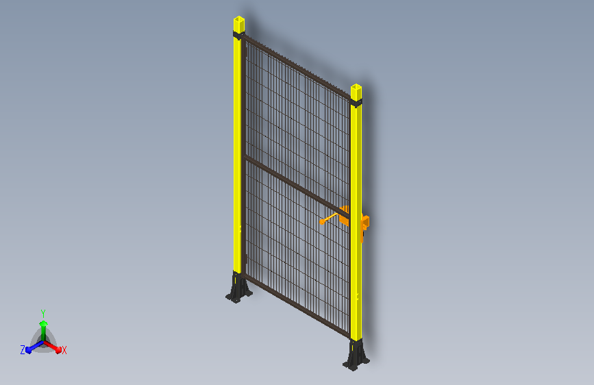 工业安全门锁检测进出门设计