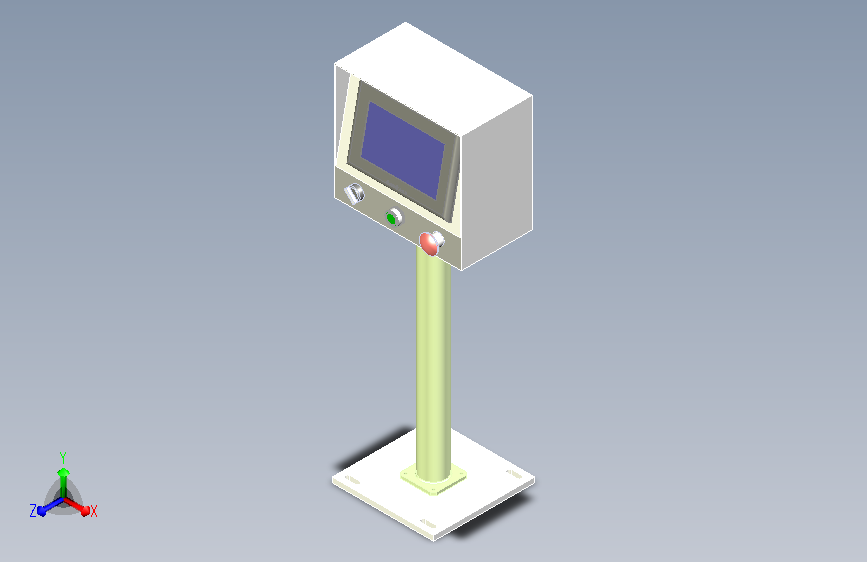 工业人机控制机箱