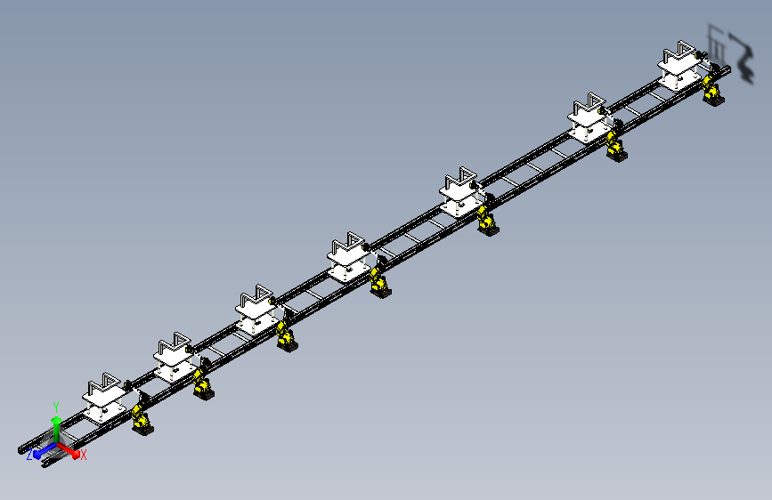 滑轮输送线多机器人装配线方案设备