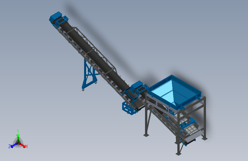 混凝土搅拌站砖厂用砂筛机带式输送机