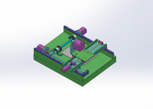 自动印章机设计-盖章机【SW三维模型+6张CAD图纸】