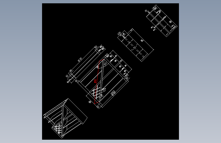 03间厅柜三视图