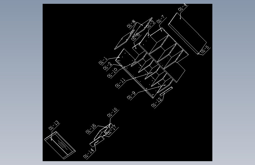 04左柜零部件示意图