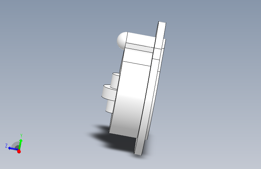 能够固定灯泡的支架