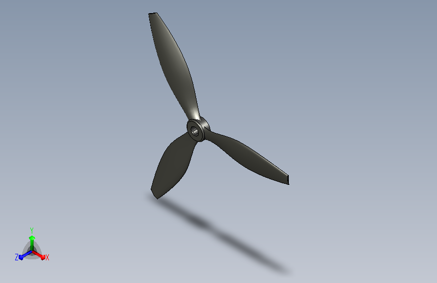 气动三叶螺旋桨