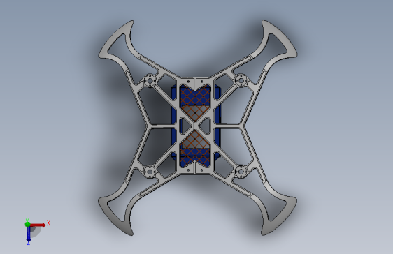 轻量化四旋翼无人机框架