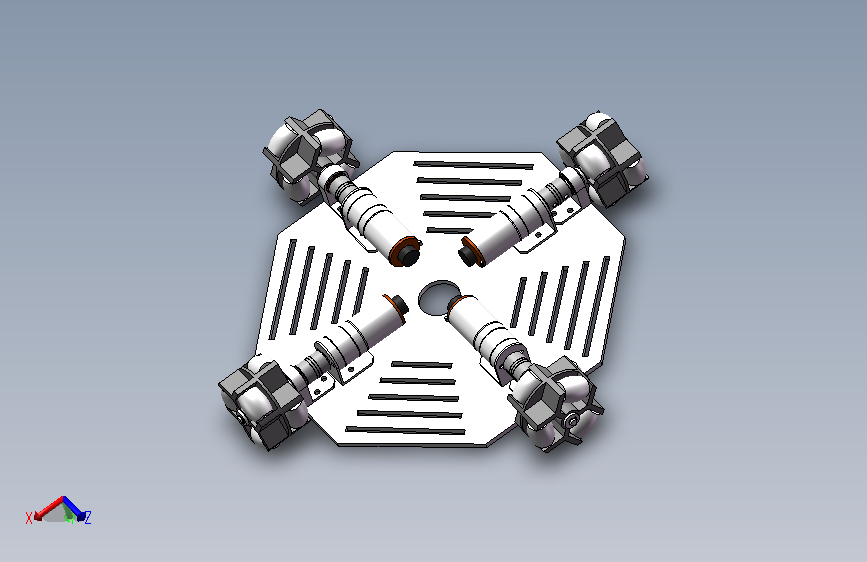 万向轮四轮移动机器人底盘--359064-20