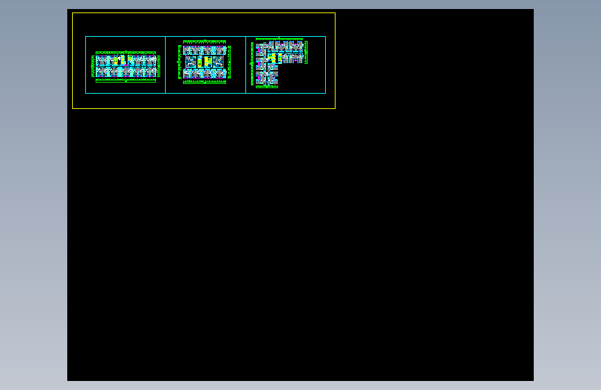 52、公寓住宅标准层平面