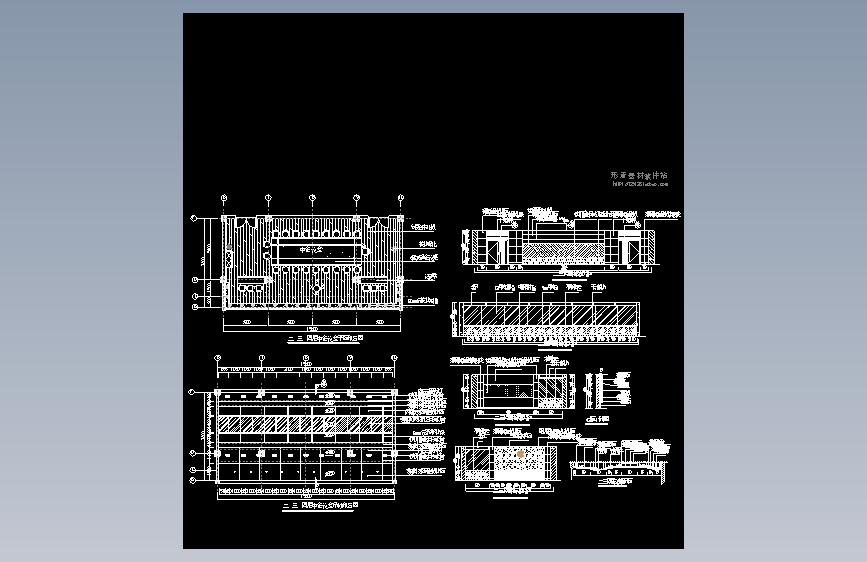 120平会议室装饰详图