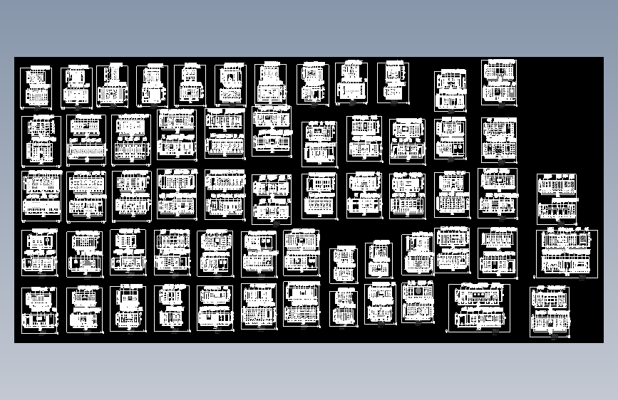 120套酒柜装饰柜CAD