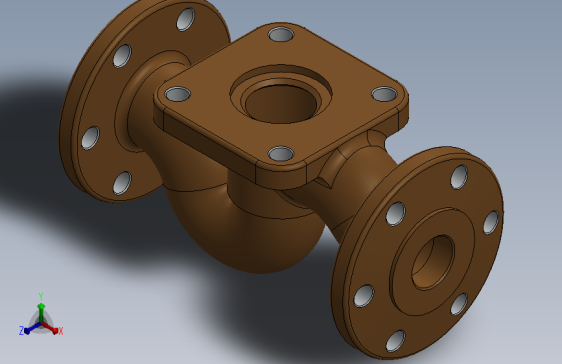 曲面管道法兰集 manifold