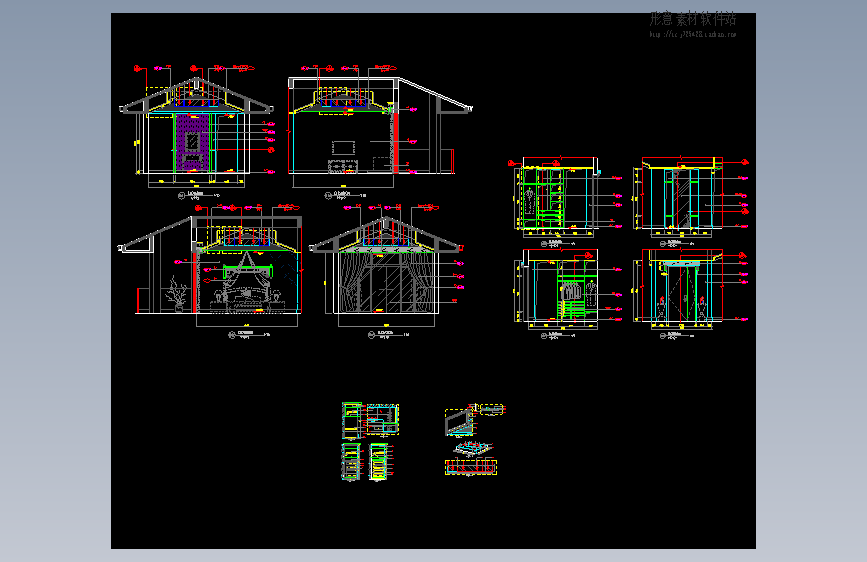 别墅主卧装饰详图