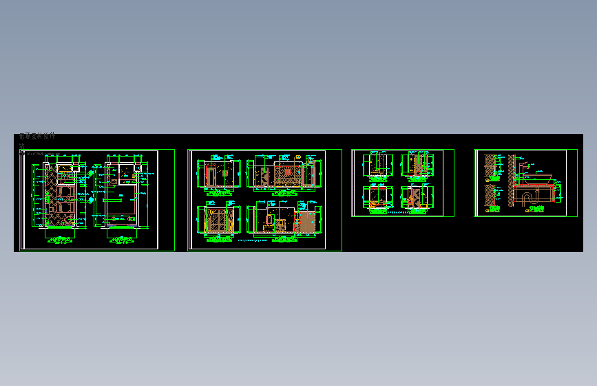 酒店双人标房装修详图