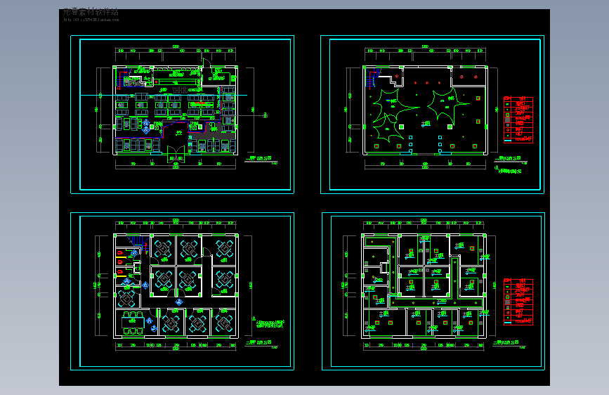 咖啡厅平面图Ⅱ