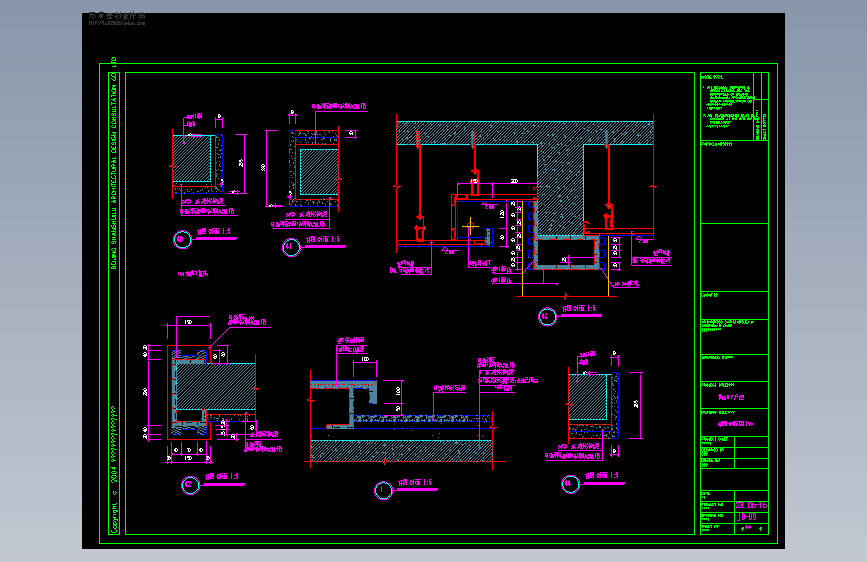 某别墅节点详图-09