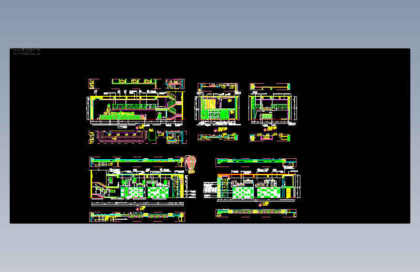 时尚餐厅立面装饰图