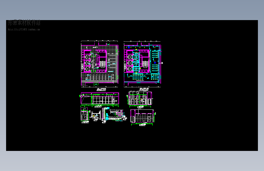 物委办公楼电梯厅详图