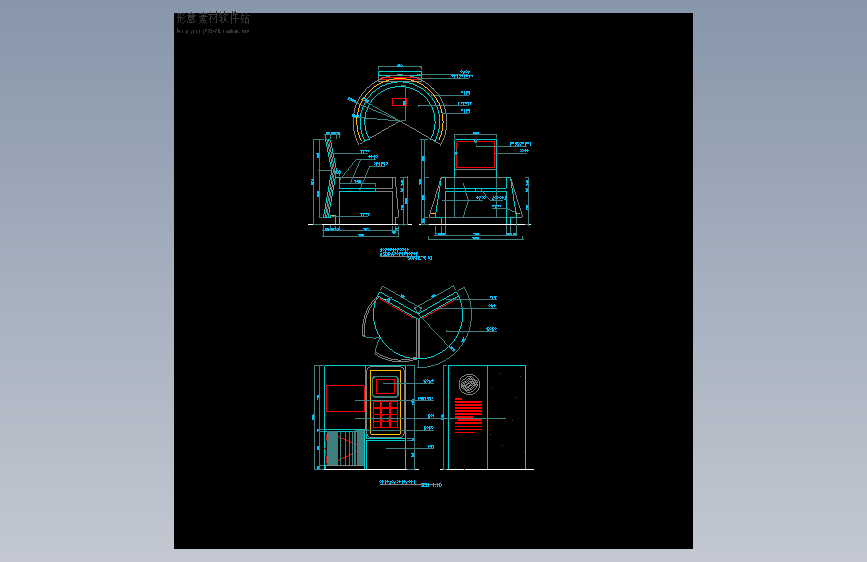 移动通信体验台详图