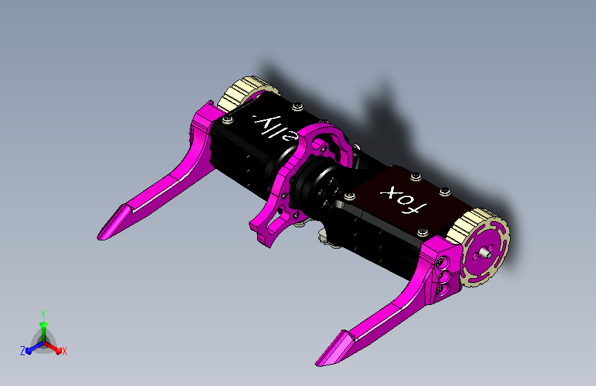 Fox Belly 1 磅战斗机器人