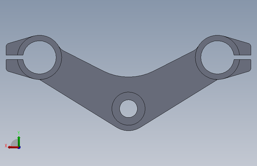 三重夹具的自行车上叉