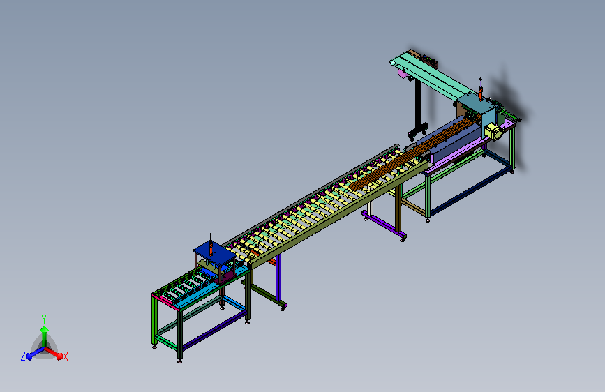 薄壁管定长切断设备