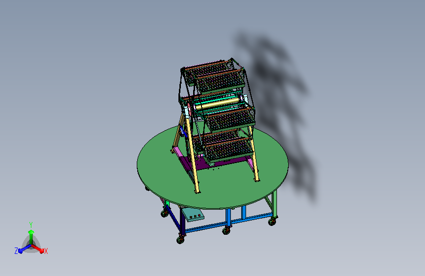 茶叶晾晒伸展装置
