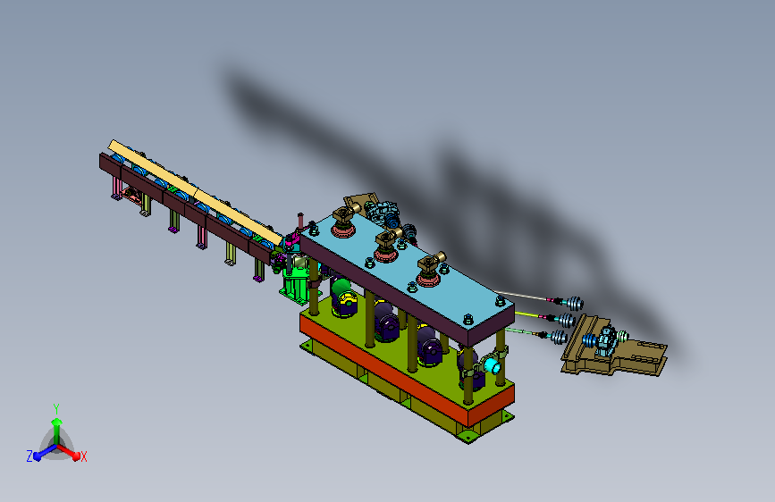 带驱动多辊矫直系统