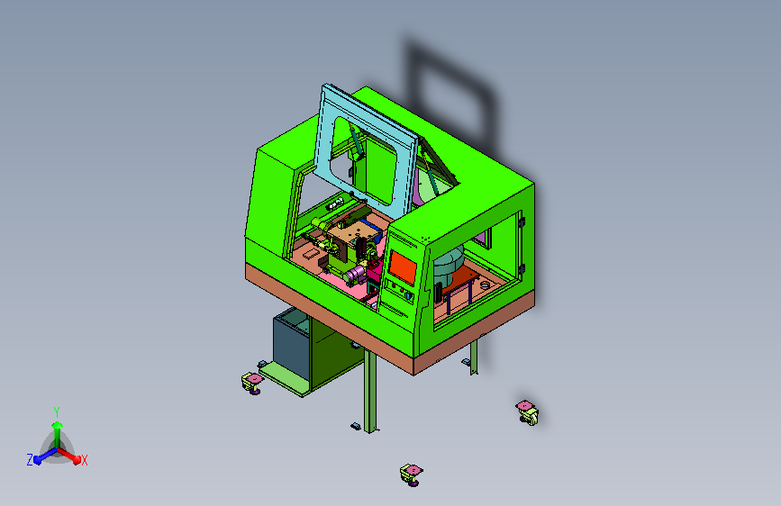 非标件加工的自动化车床