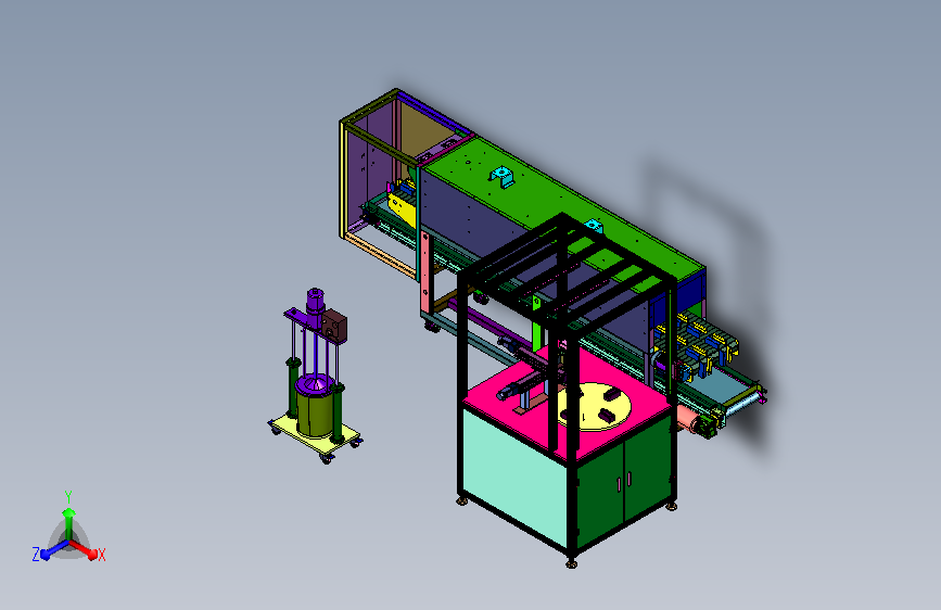 壳盖板涂胶烘干装置