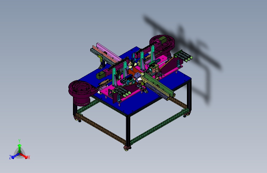 电机转子自动压卡簧压轴承机