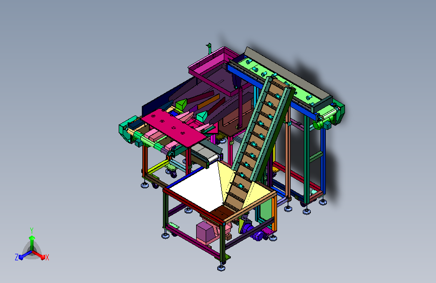 圆柱零件的排序输送装置
