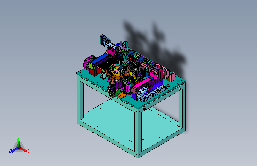 钢片涂胶安装检测设备