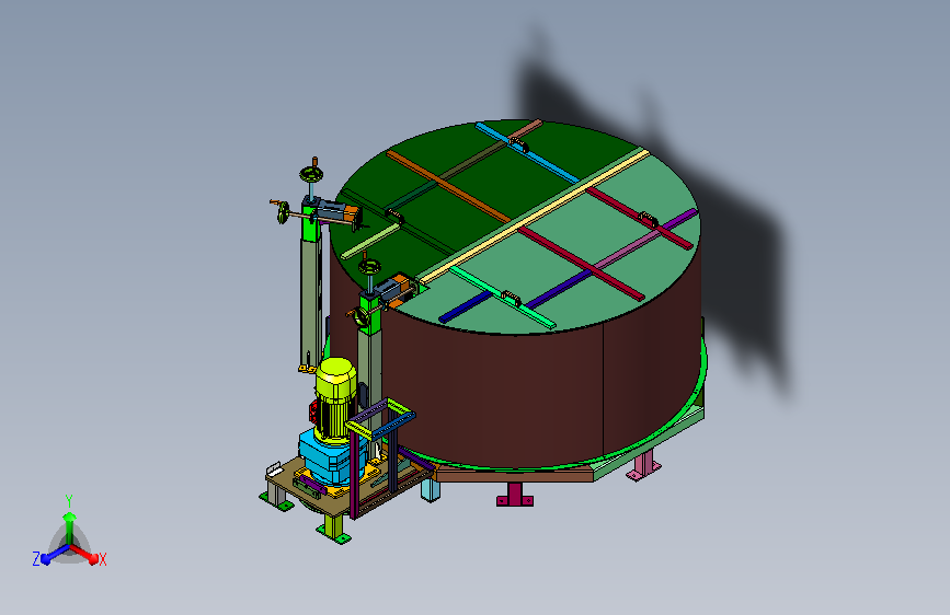 高粘度胶浆搅拌装置