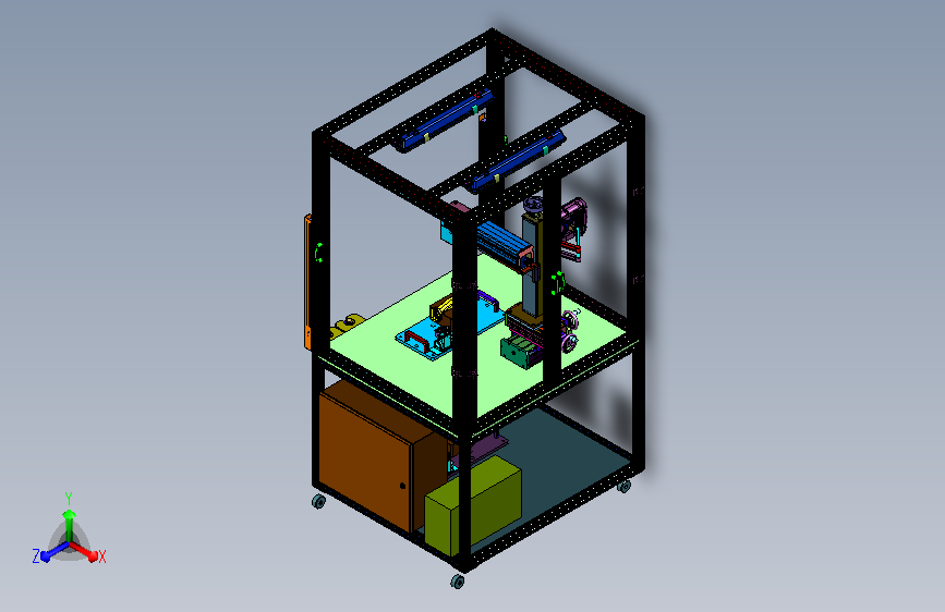 激光打标机的工件打标台