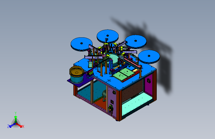 开关弹片触点自动装配线