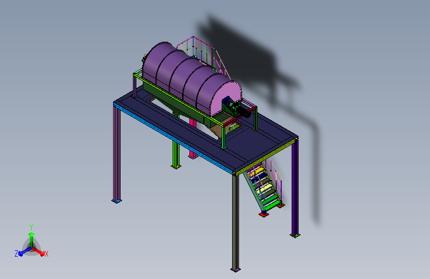 矿石沙石筛选滚筒筛