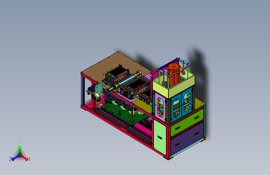 锂电池电芯多张叠片设备