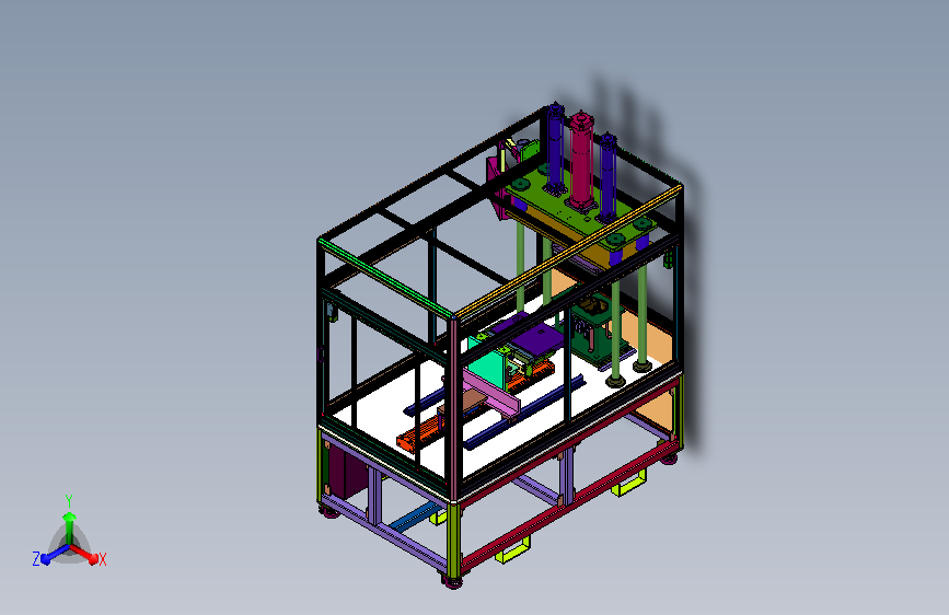 膨胀水箱半自动焊接加工装置