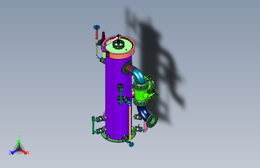 燃气涡流水汽分离滤净设备