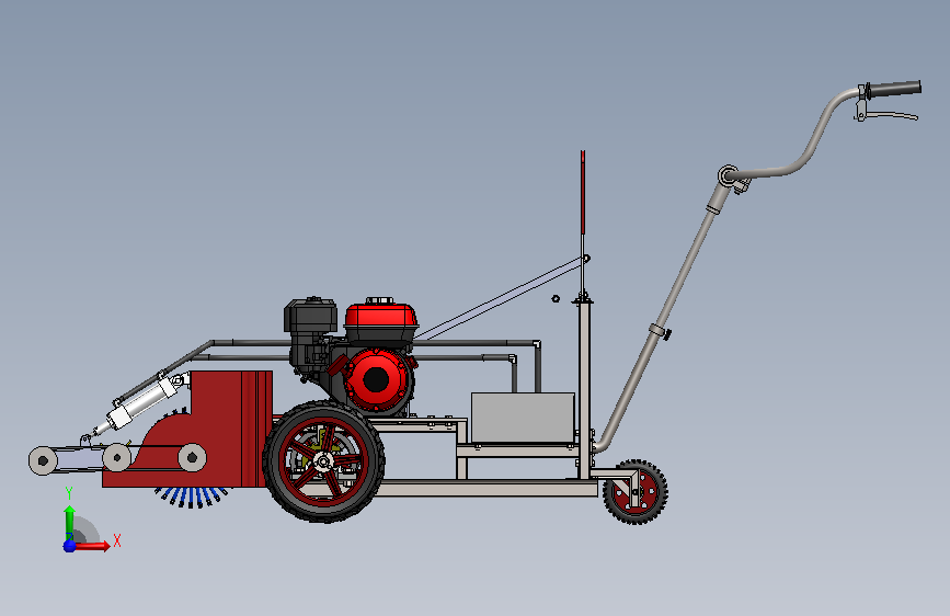 小型柴油机变速除雪车 1754306==wb60