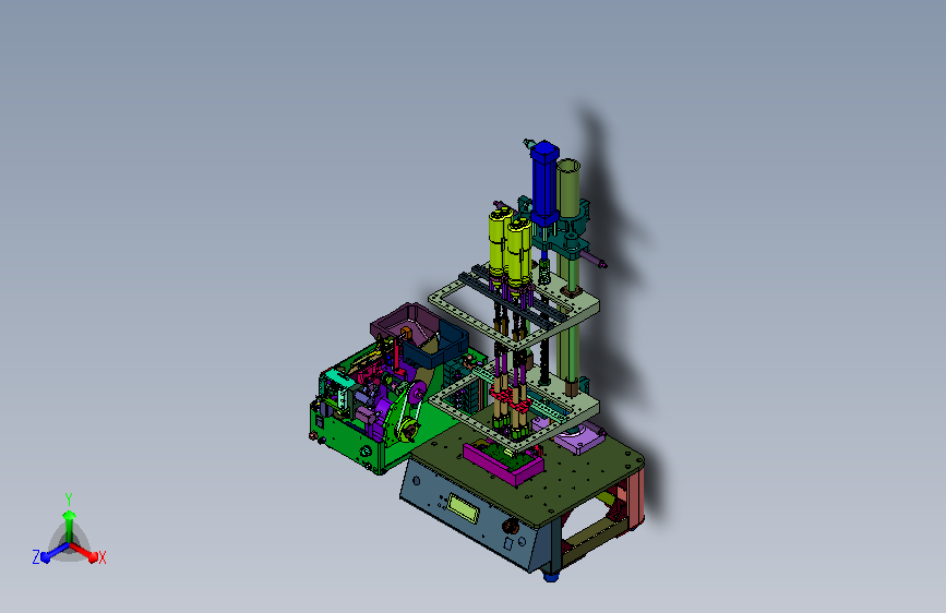 四轴互通型拧紧机器人平台