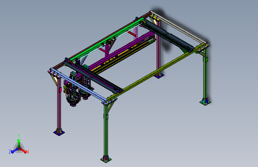 胎胚双抓手桁架机械手