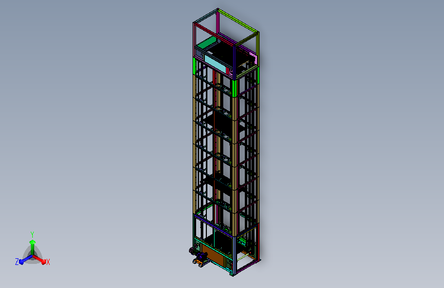 托盘式固体物料垂直连续投放系统