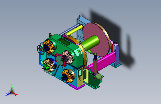 物料拖拽电动绞磨机