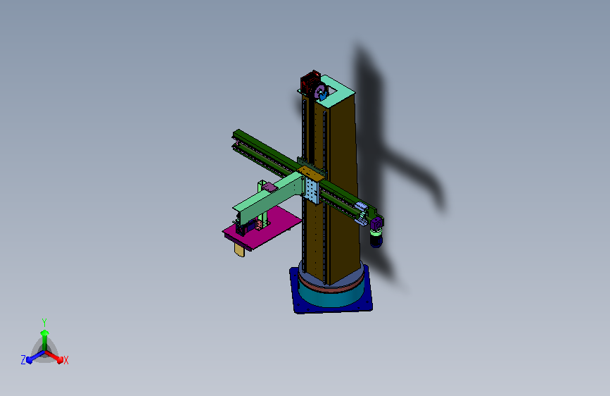 旋转臂式码垛机械手