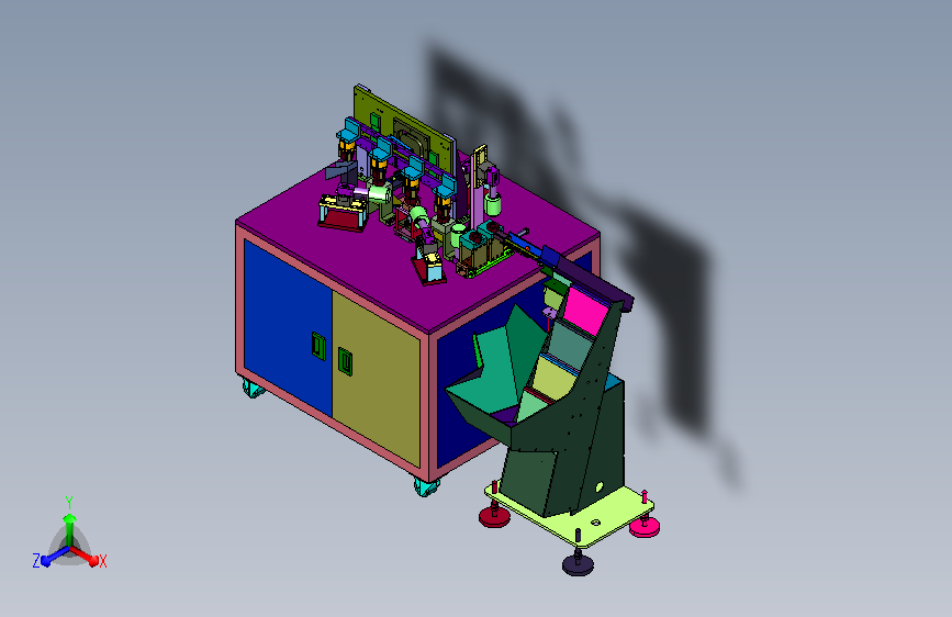 自动化上料的螺帽检测流水线